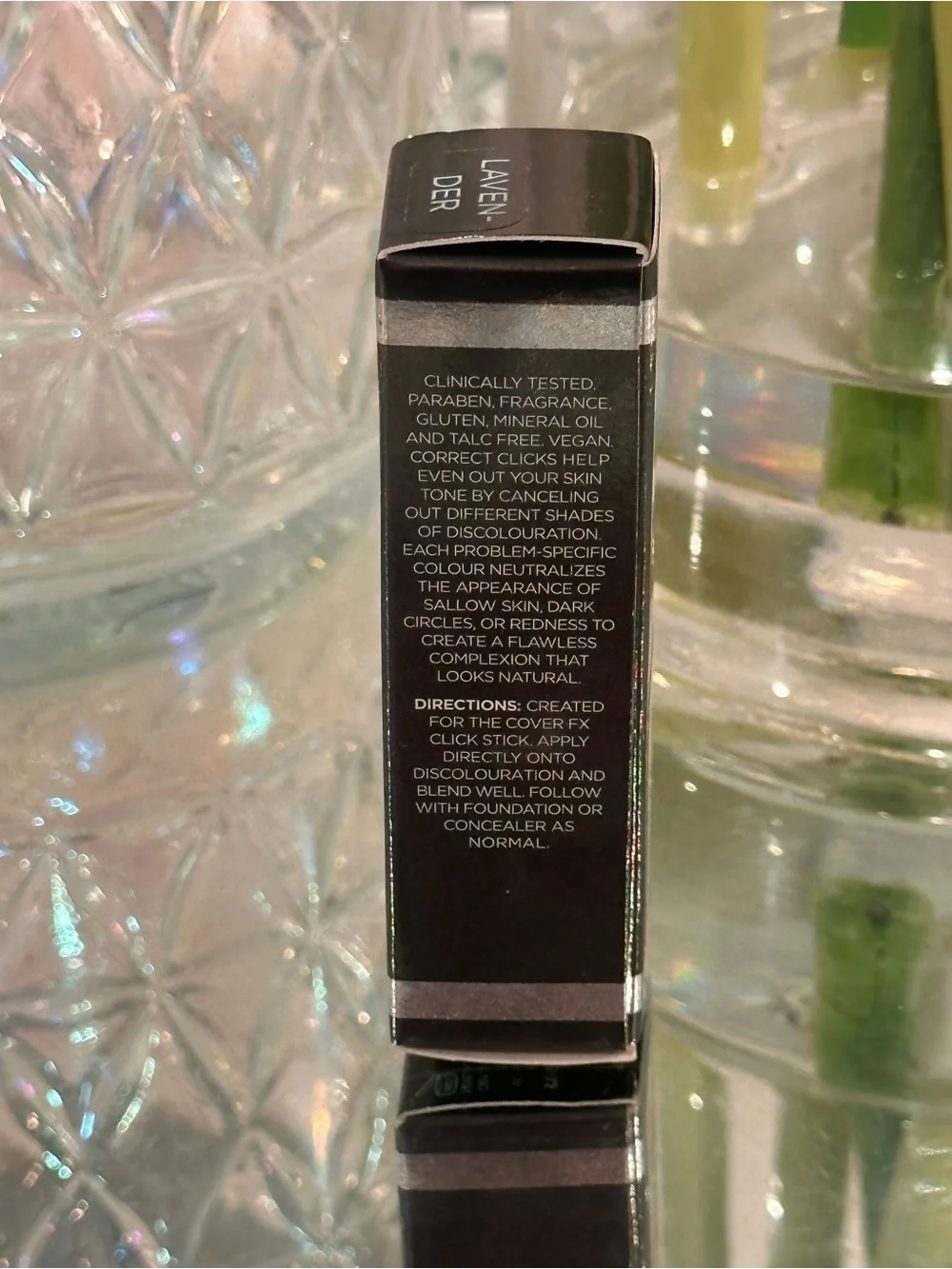 COVER FX Correct Click Lavender Color Corrector BNIB Vegan Full Size Blur MUAKIT